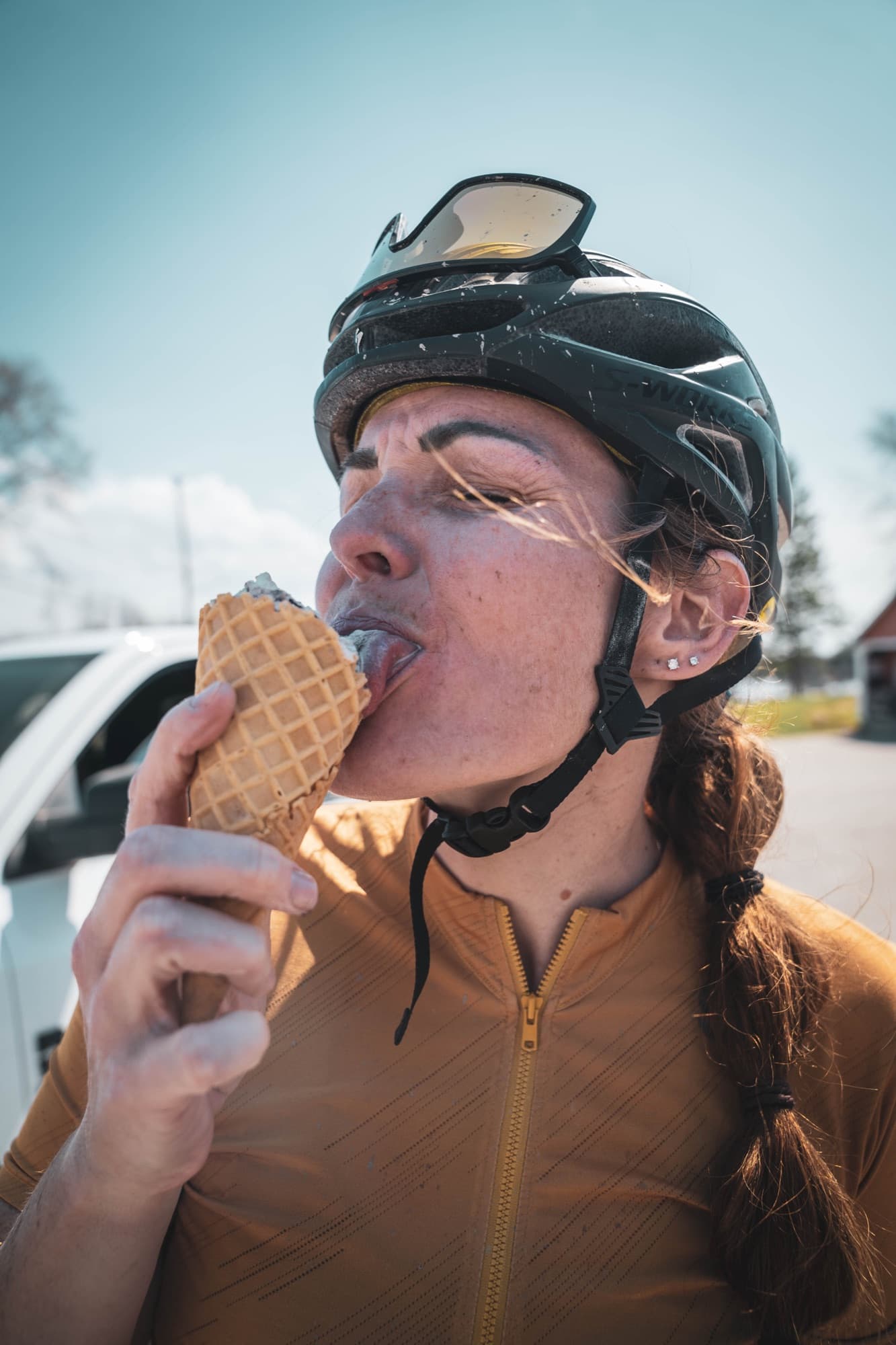 The post-ride cone