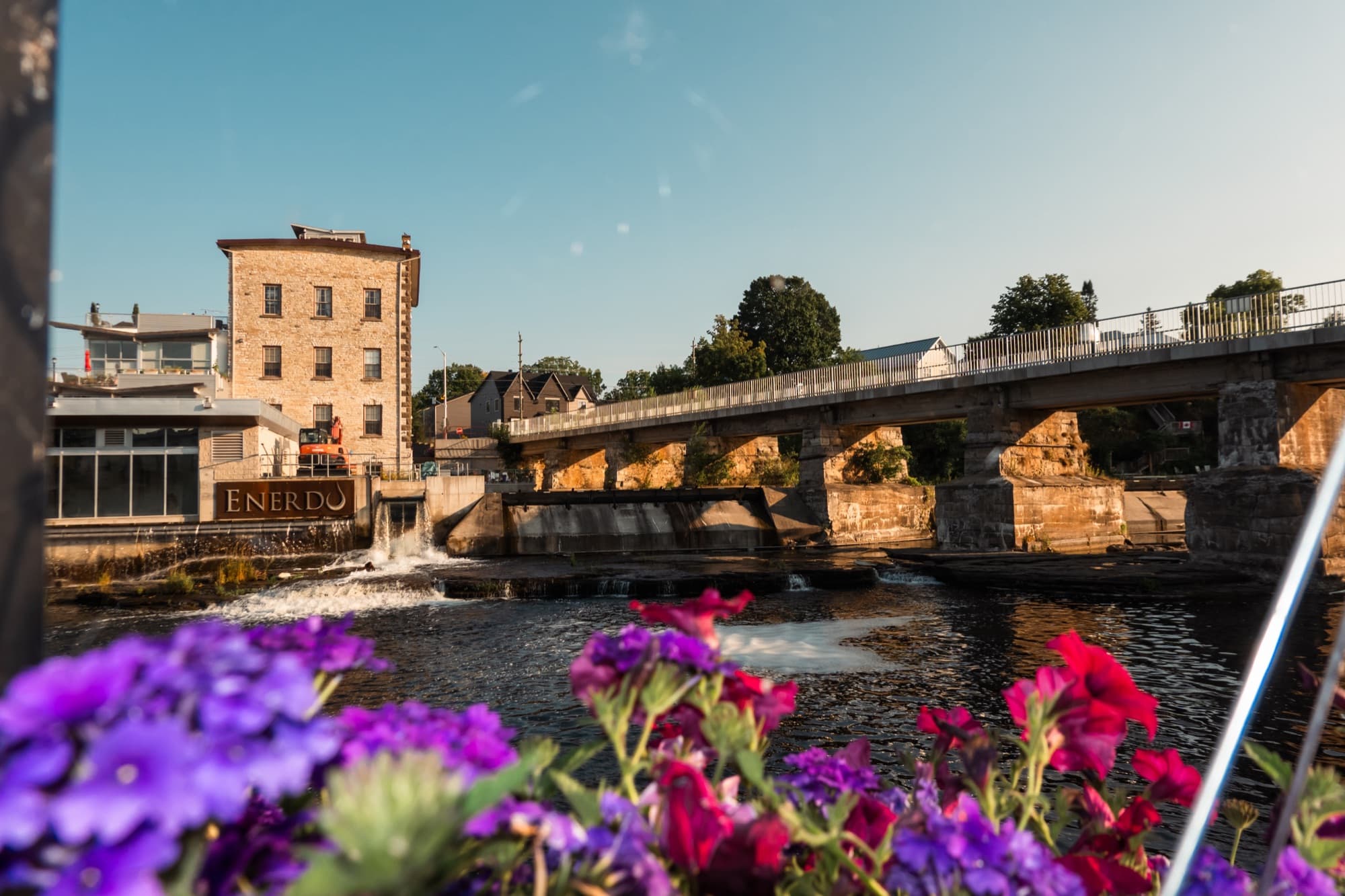 Almonte — Waterfalls, wool mills, and hard-packed gravel that rides like glass.