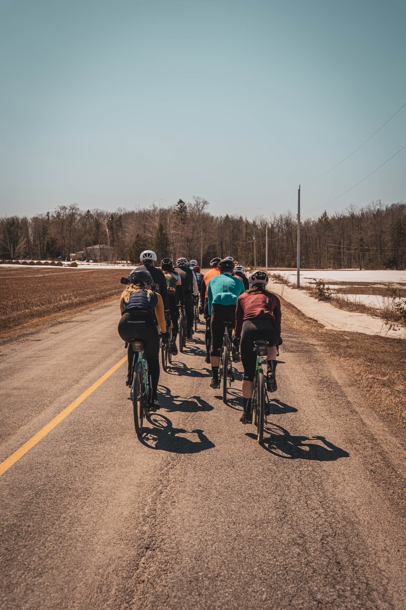 Rolling out on an early-spring morning