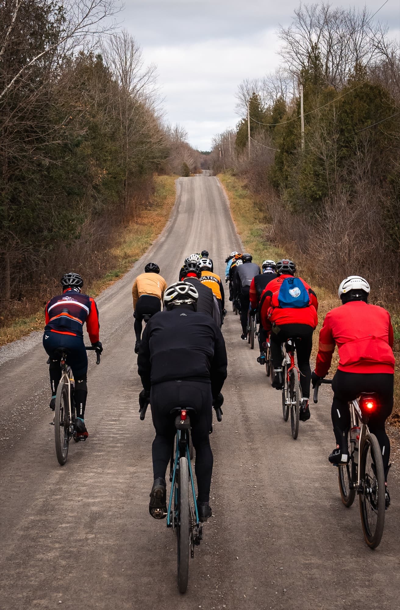 Cresting the hill together