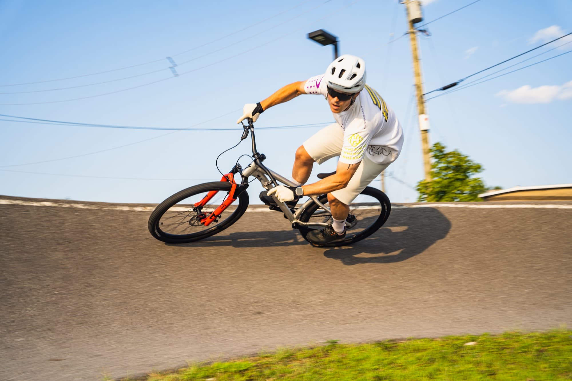 Railing the pump track