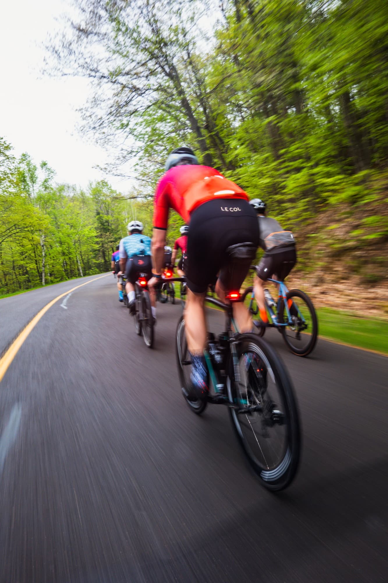 Chasing wheels through the spring green