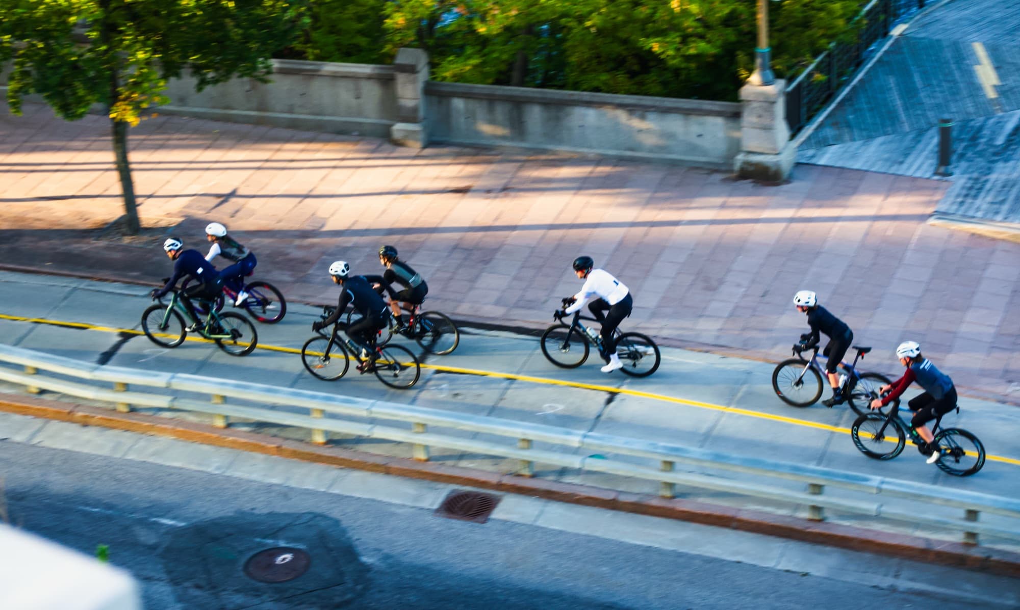 Rolling out through downtown