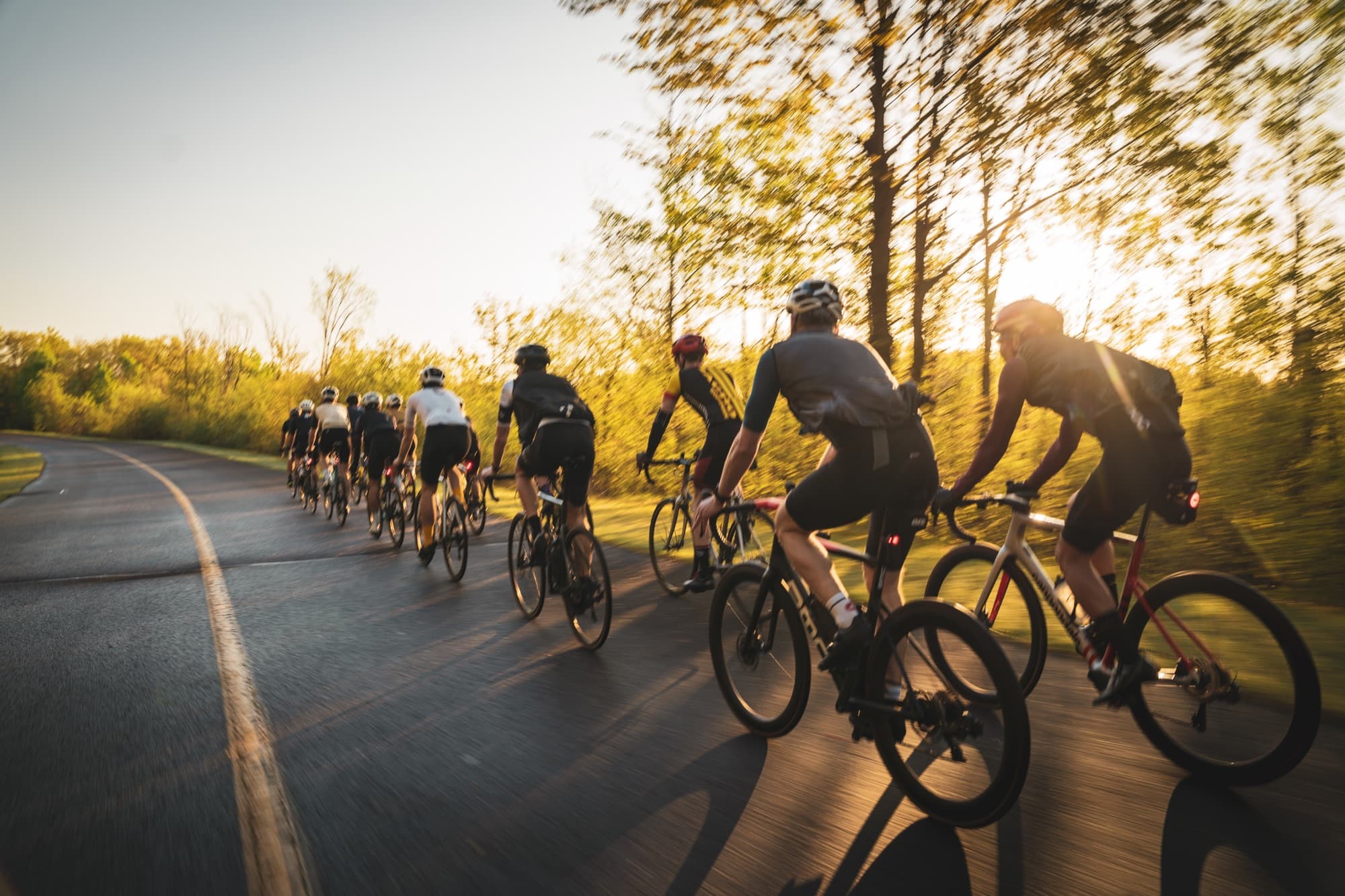 Golden hour on the parkway