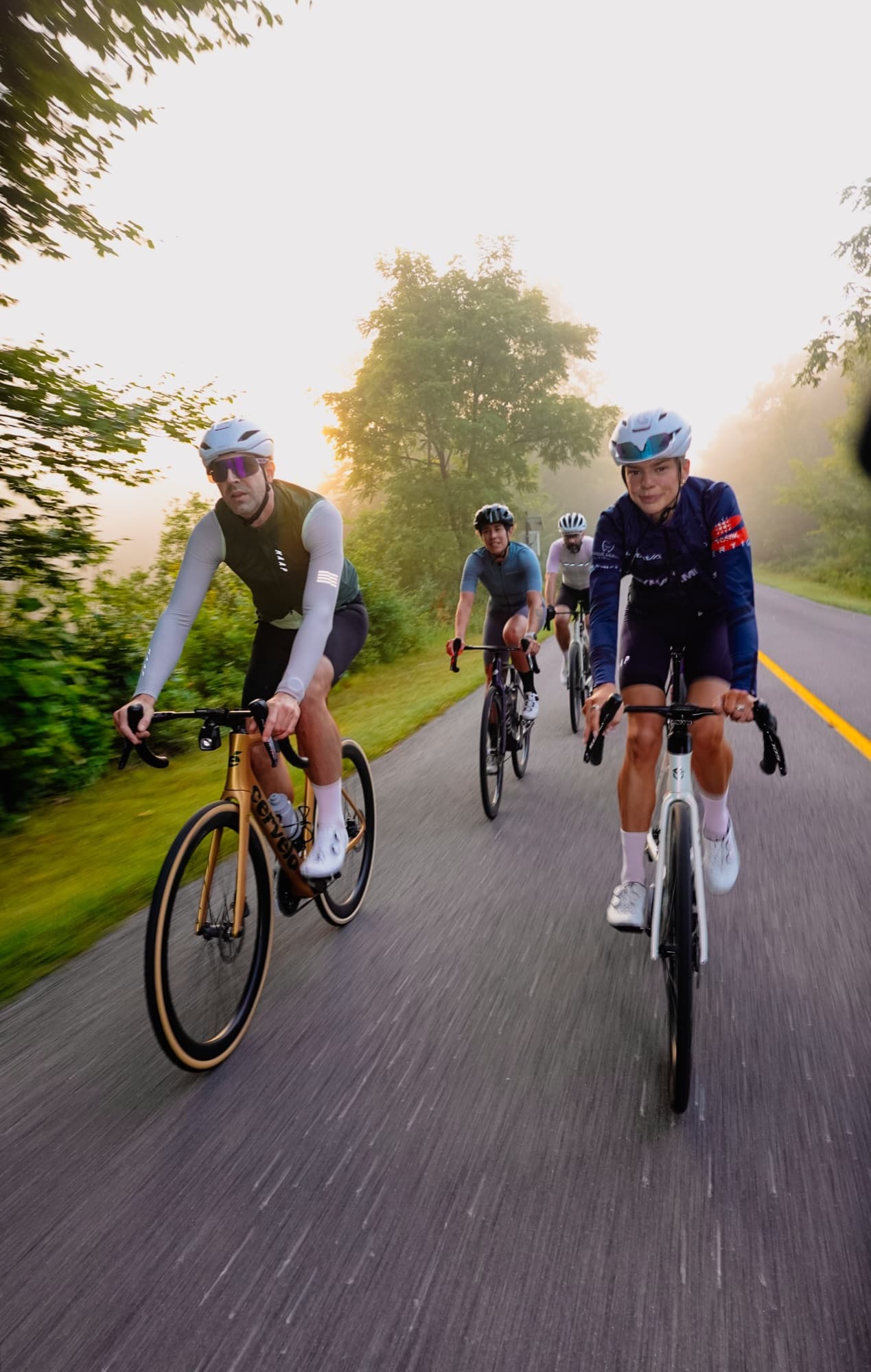 Rolling through the mist