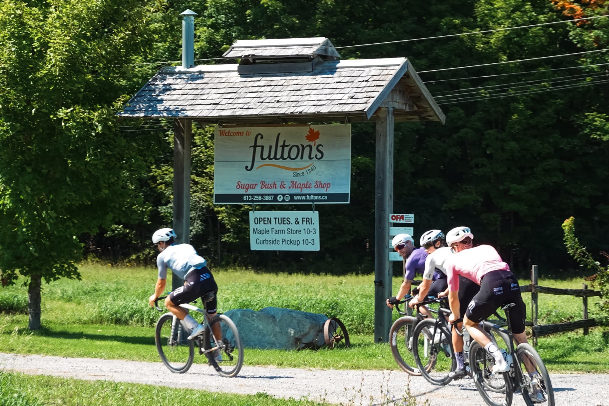Passing Fulton's Sugar Bush & Maple Shop