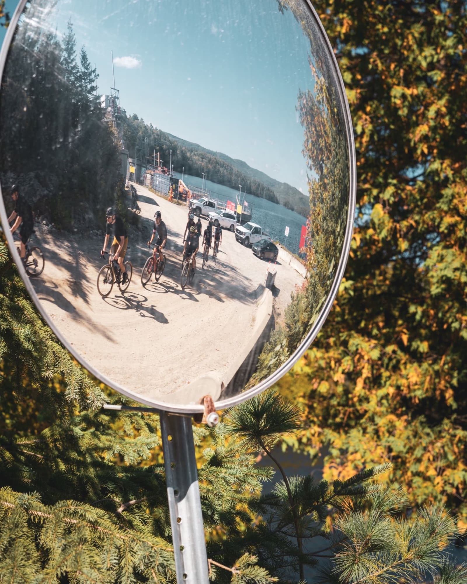 Lakeside regroup, in the mirror