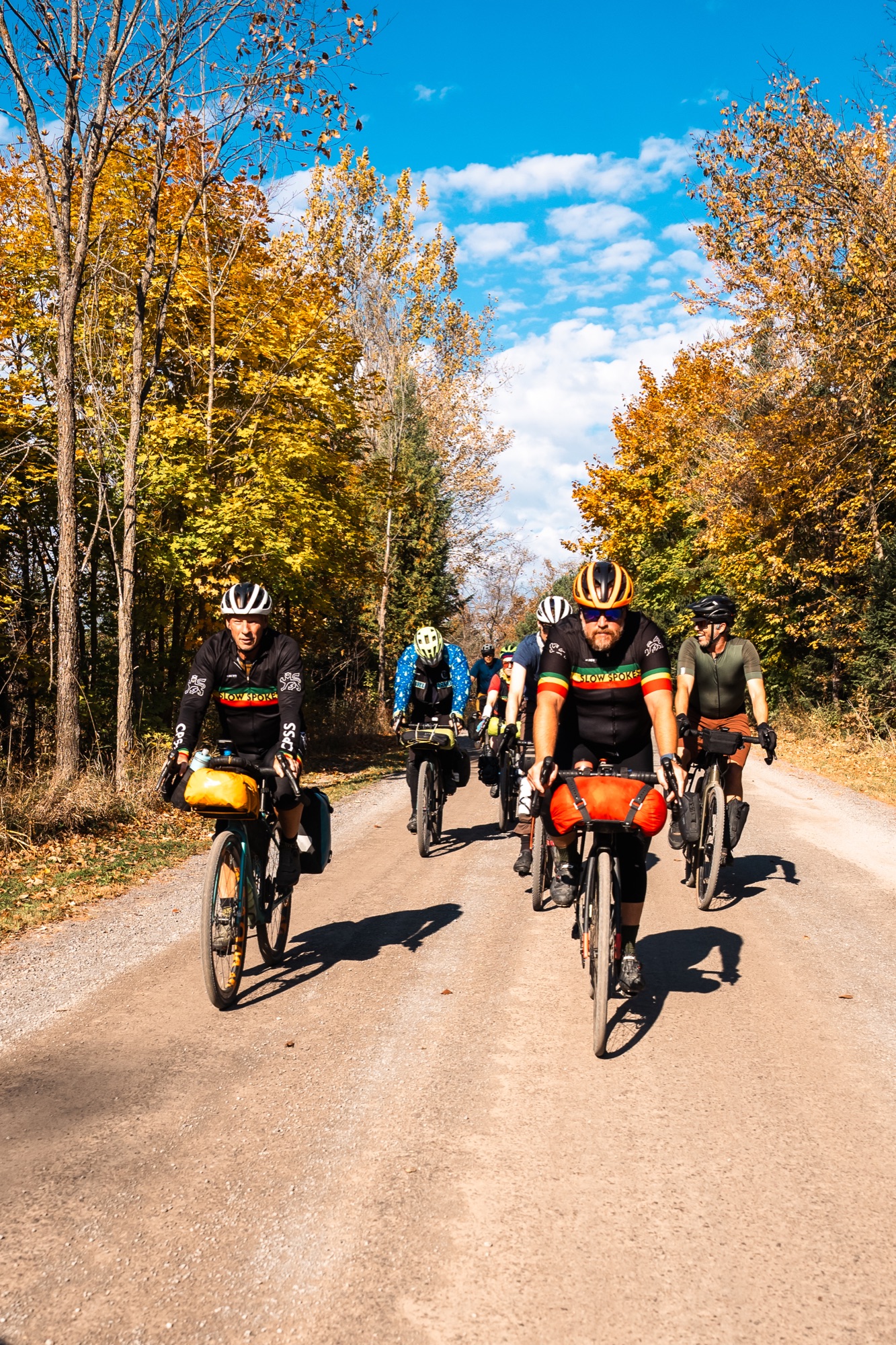 Rolling out on a Lanark County bikepacking weekend